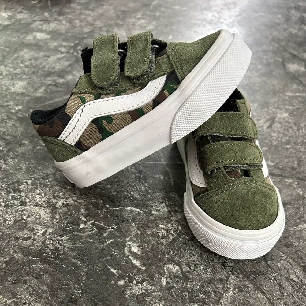 Vans Green Camouflage toddlers Sneakers